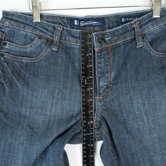 Salt Works Jeans Womens 31x28 Hemmed Broadway Bootcut Stretch Mid Rise Denim - Picture 8 of 10